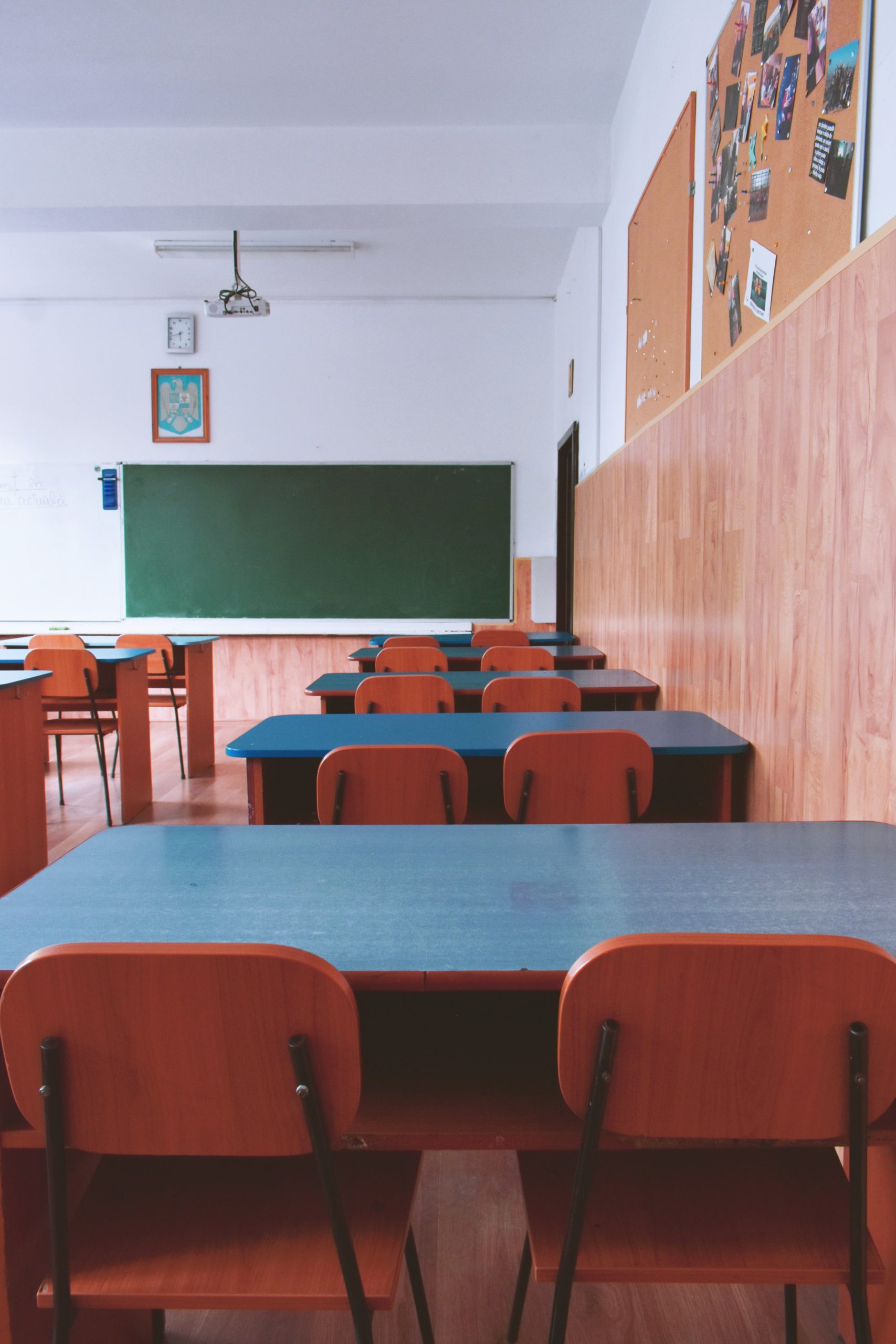 empty classroom